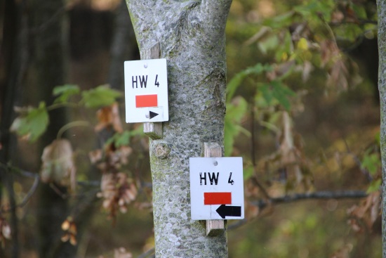 Wir sind stets auf dem HW4 unterwegs und überprüfen die angebrachten Hinweisschilder (Bild: ©  Björn Neckermann)