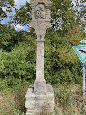 Achtung am Bildstock Tannenbergweg (Bild: © Björn Neckermann)