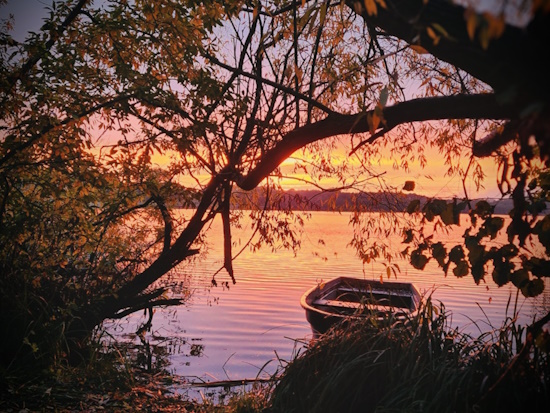 Abendstimmung am See - wundervoll (Bild: © Katja Feist)