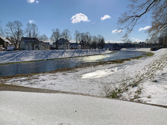 Stadt Rastatt - die Murg im Winter (Bild: © Stadt Rastatt / Isabelle Joyon)